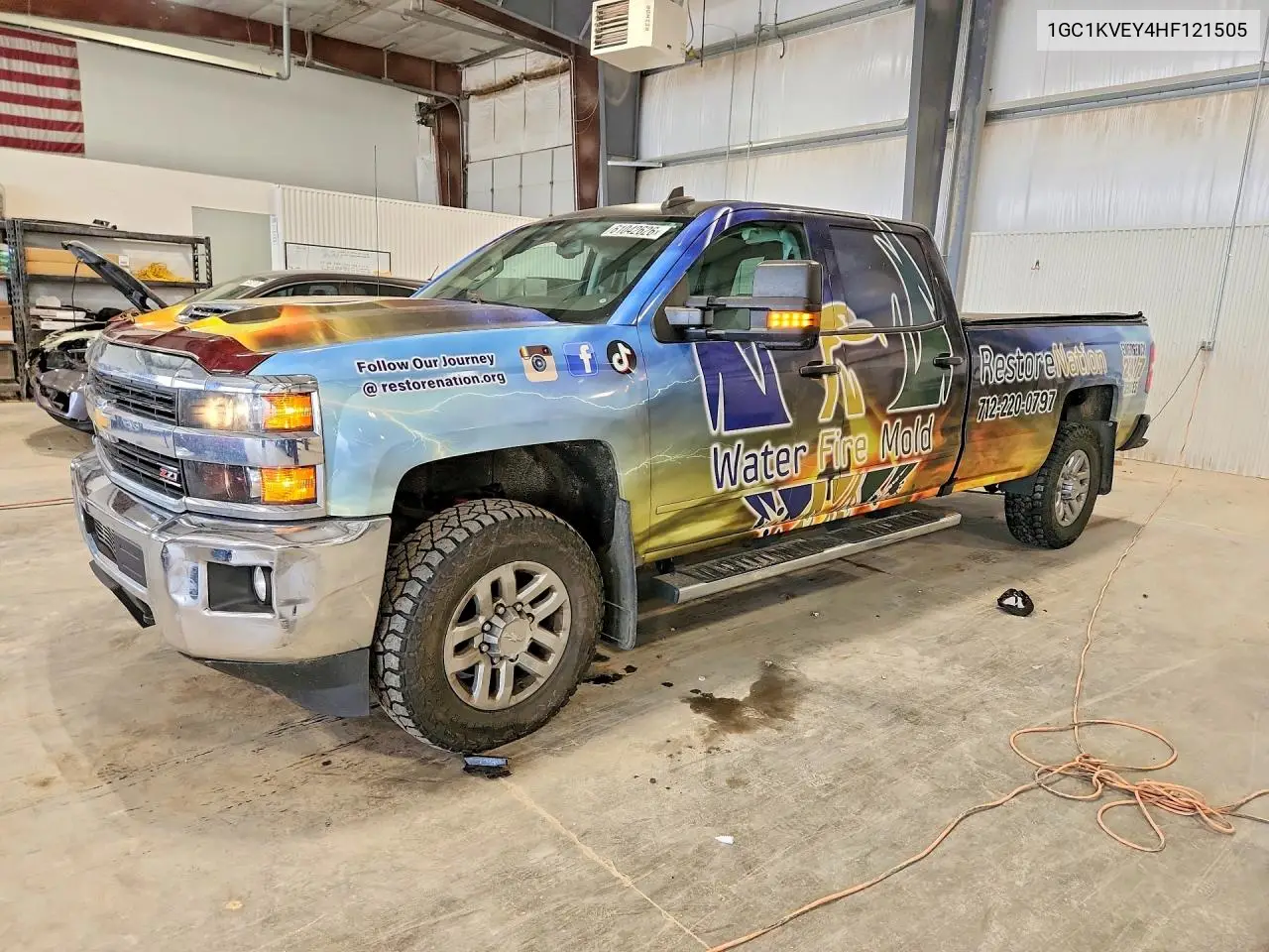 2017 Chevrolet Silverado K2500 Heavy Duty Lt VIN: 1GC1KVEY4HF121505 Lot: 61042626
