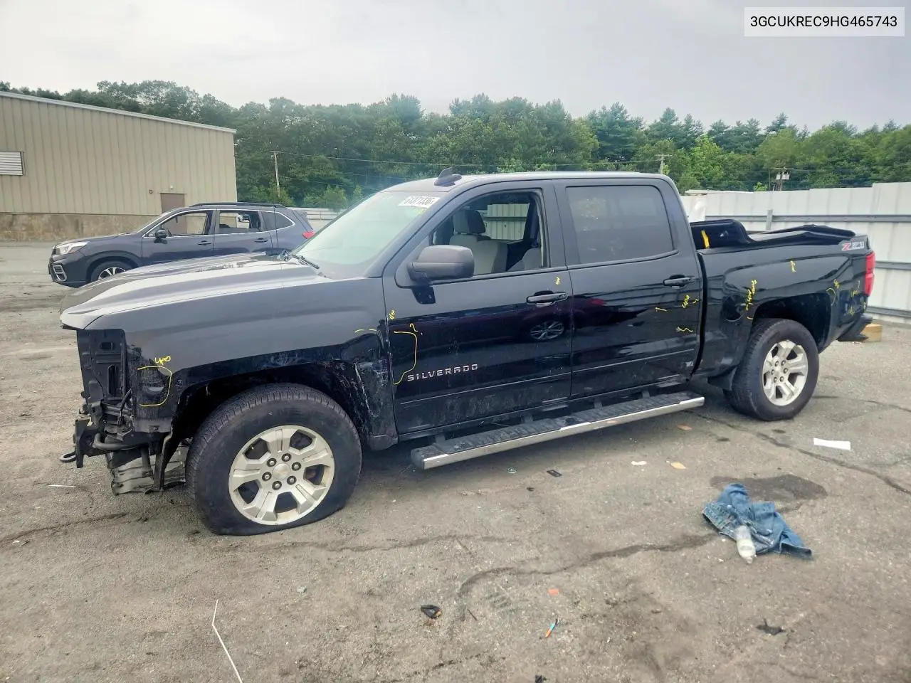 3GCUKREC9HG465743 2017 Chevrolet Silverado K1500 Lt