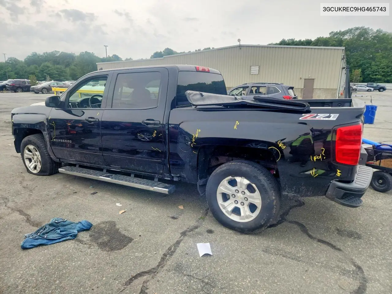 3GCUKREC9HG465743 2017 Chevrolet Silverado K1500 Lt