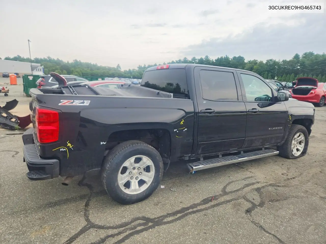 3GCUKREC9HG465743 2017 Chevrolet Silverado K1500 Lt
