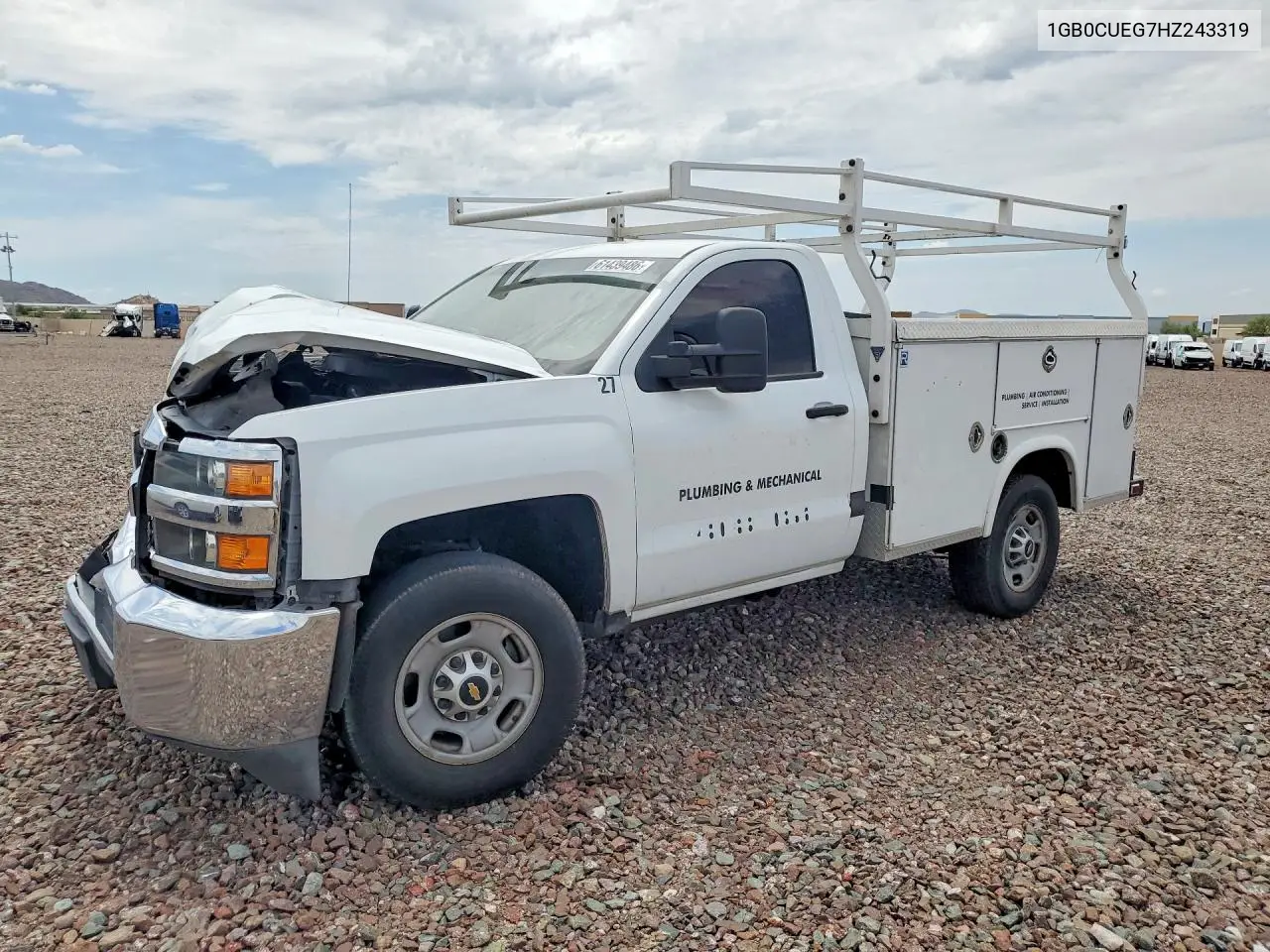 2017 Chevrolet 2500 VIN: 1GB0CUEG7HZ243319 Lot: 61439486