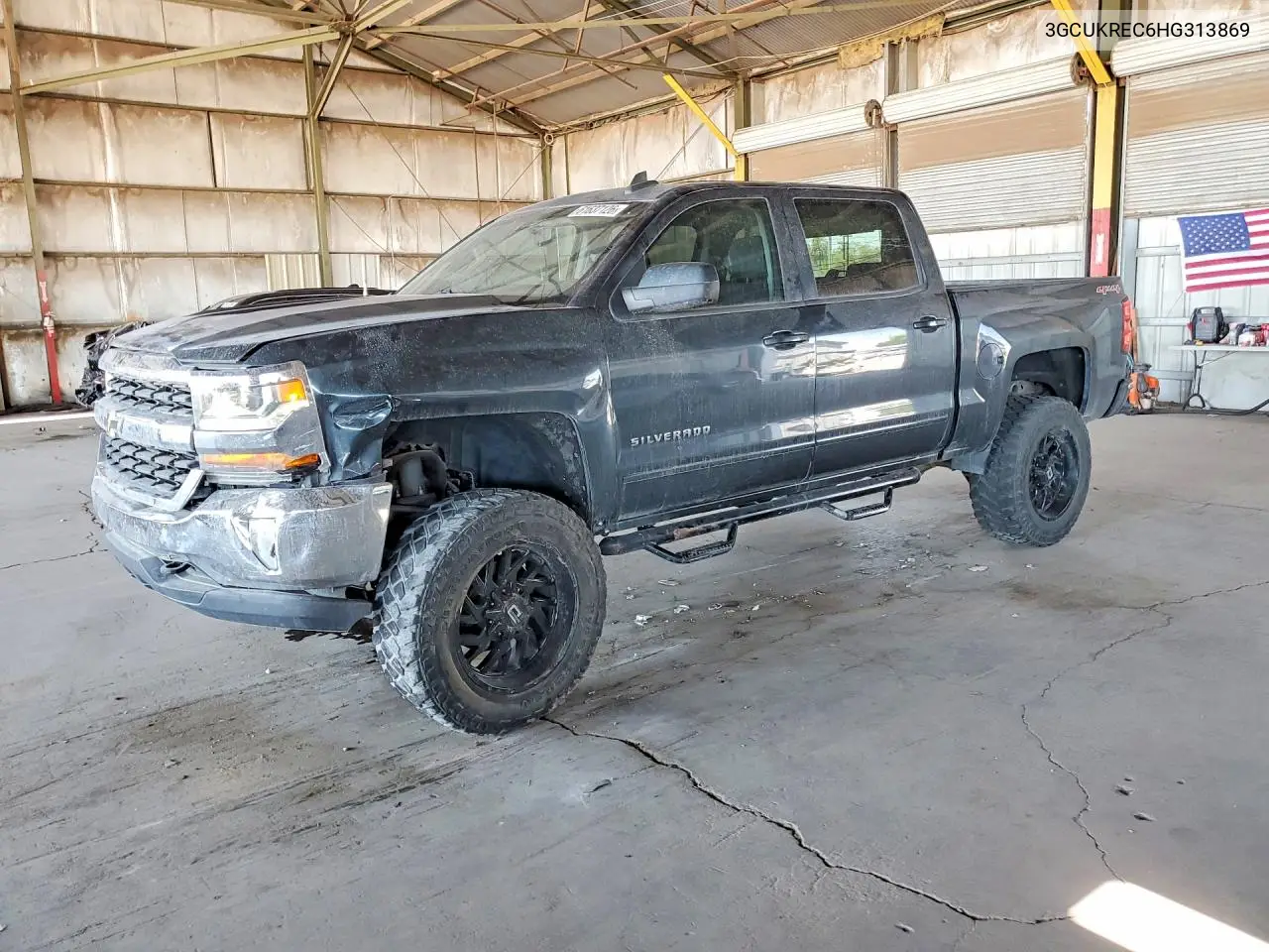 2017 Chevrolet Silverado K1500 Lt VIN: 3GCUKREC6HG313869 Lot: 61637126