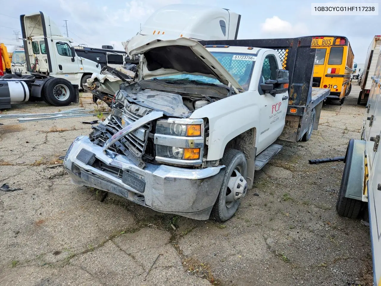 2017 Chevrolet Silverado C3500 VIN: 1GB3CYCG1HF117238 Lot: 61723756