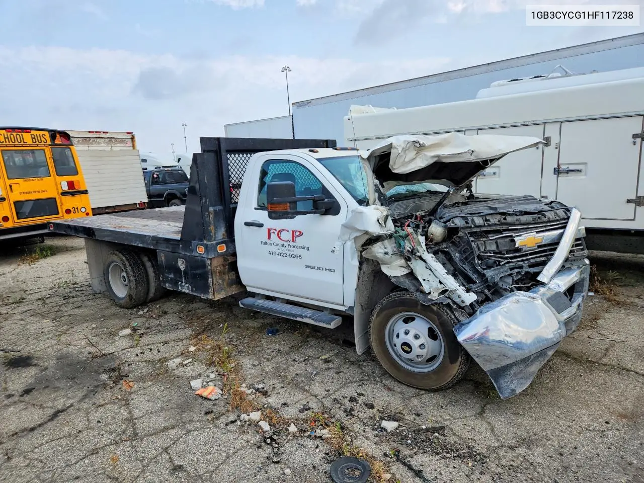 2017 Chevrolet Silverado C3500 VIN: 1GB3CYCG1HF117238 Lot: 61723756
