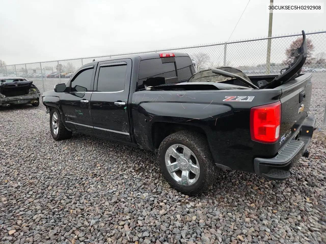 3GCUKSEC5HG292908 2017 Chevrolet Silverado K1500 Ltz