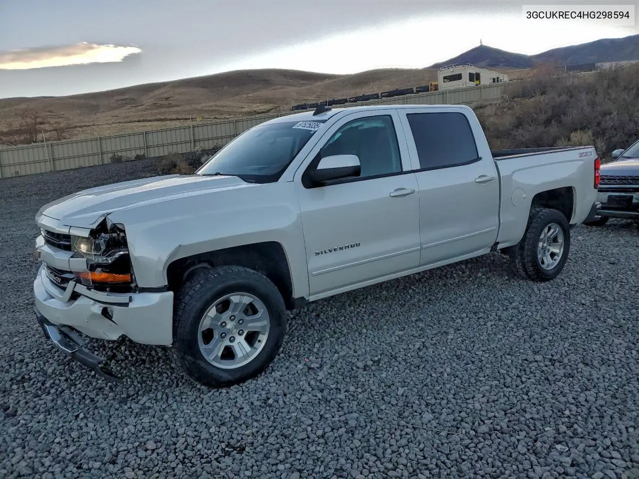 3GCUKREC4HG298594 2017 Chevrolet Silverado K1500 Lt