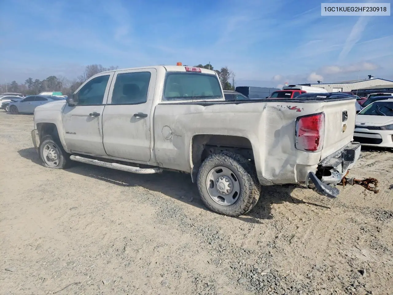 1GC1KUEG2HF230918 2017 Chevrolet Silverado K2500 Heavy Duty