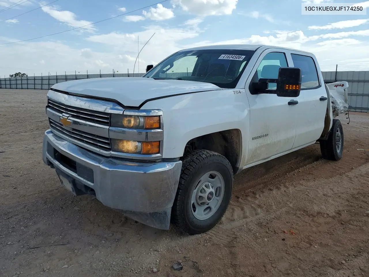 2018 Chevrolet Silverado K2500 Heavy Duty VIN: 1GC1KUEGXJF174250 Lot: 41634506