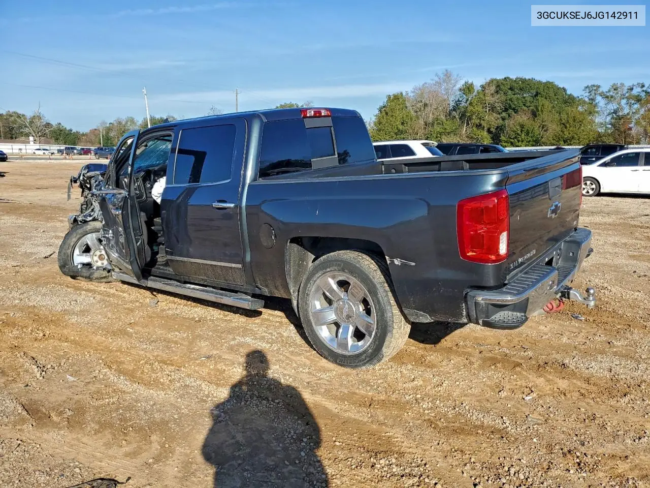 3GCUKSEJ6JG142911 2018 Chevrolet Silverado K1500 Ltz