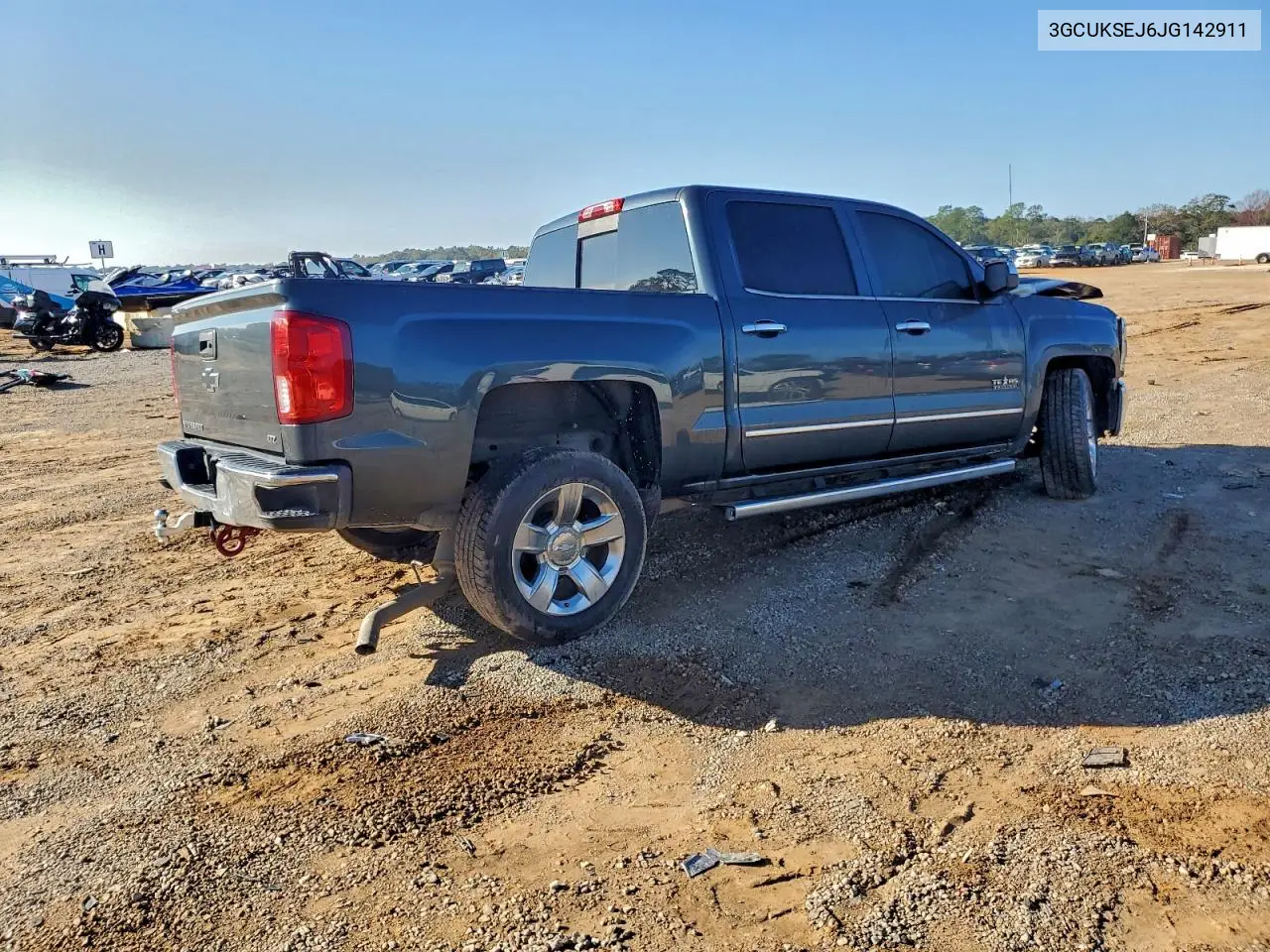 3GCUKSEJ6JG142911 2018 Chevrolet Silverado K1500 Ltz