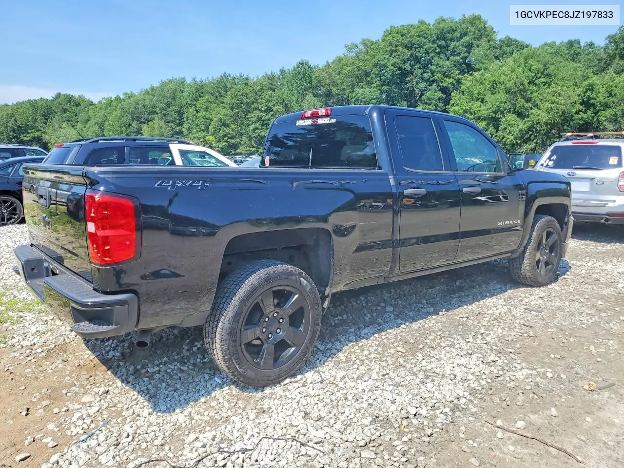 2018 Chevrolet Silverado K1500 Custom VIN: 1GCVKPEC8JZ197833 Lot: 59238346