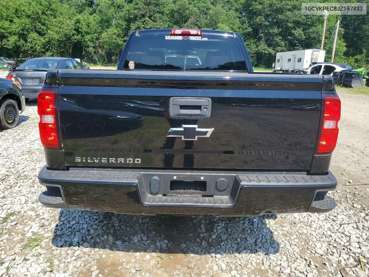 2018 Chevrolet Silverado K1500 Custom VIN: 1GCVKPEC8JZ197833 Lot: 59238346