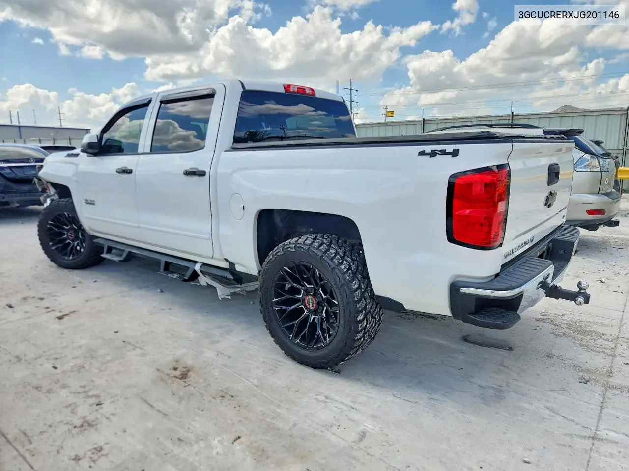 2018 Chevrolet Silverado C1500 Lt VIN: 3GCUCRERXJG201146 Lot: 59607086
