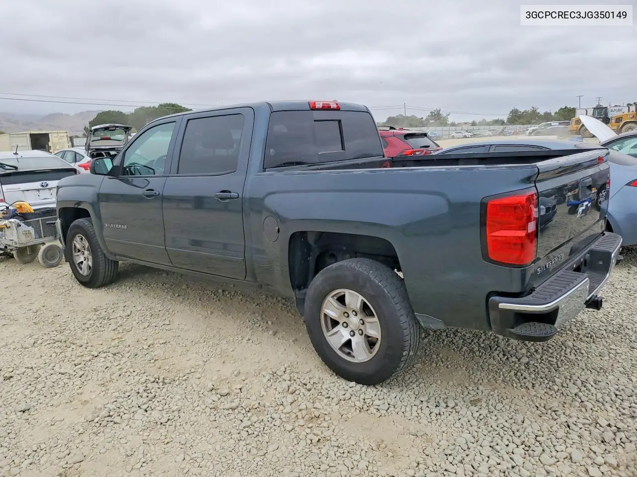 2018 Chevrolet Silverado C1500 Lt VIN: 3GCPCREC3JG350149 Lot: 59639546