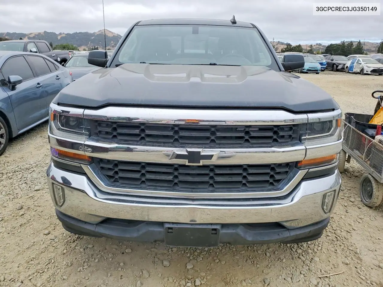 2018 Chevrolet Silverado C1500 Lt VIN: 3GCPCREC3JG350149 Lot: 59639546