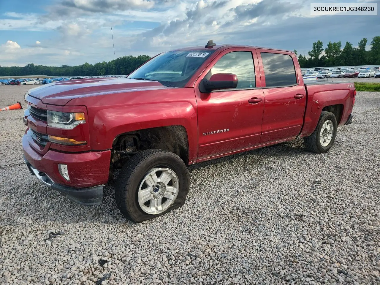 2018 Chevrolet Silverado K1500 Lt VIN: 3GCUKREC1JG348230 Lot: 60651016