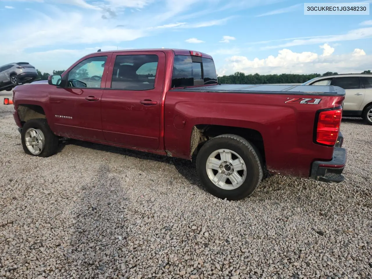 2018 Chevrolet Silverado K1500 Lt VIN: 3GCUKREC1JG348230 Lot: 60651016