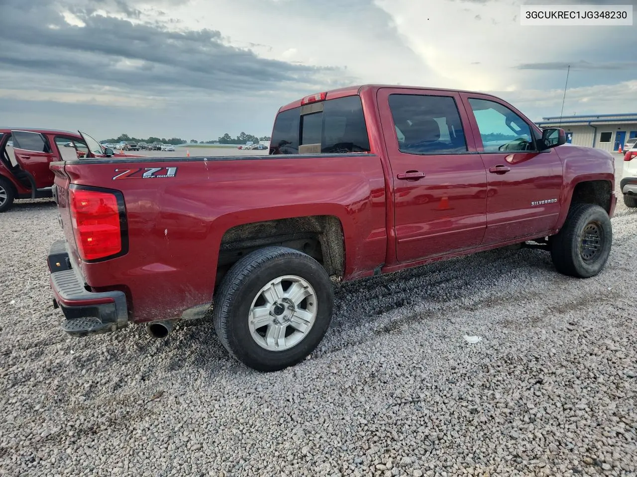 2018 Chevrolet Silverado K1500 Lt VIN: 3GCUKREC1JG348230 Lot: 60651016