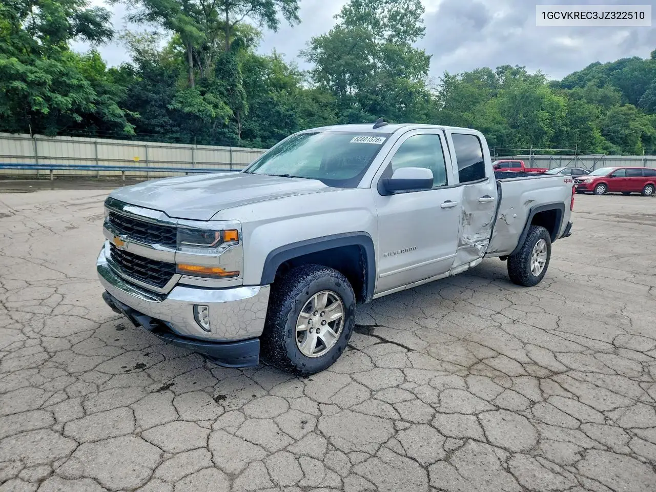2018 Chevrolet Silverado K1500 Lt VIN: 1GCVKREC3JZ322510 Lot: 60801576