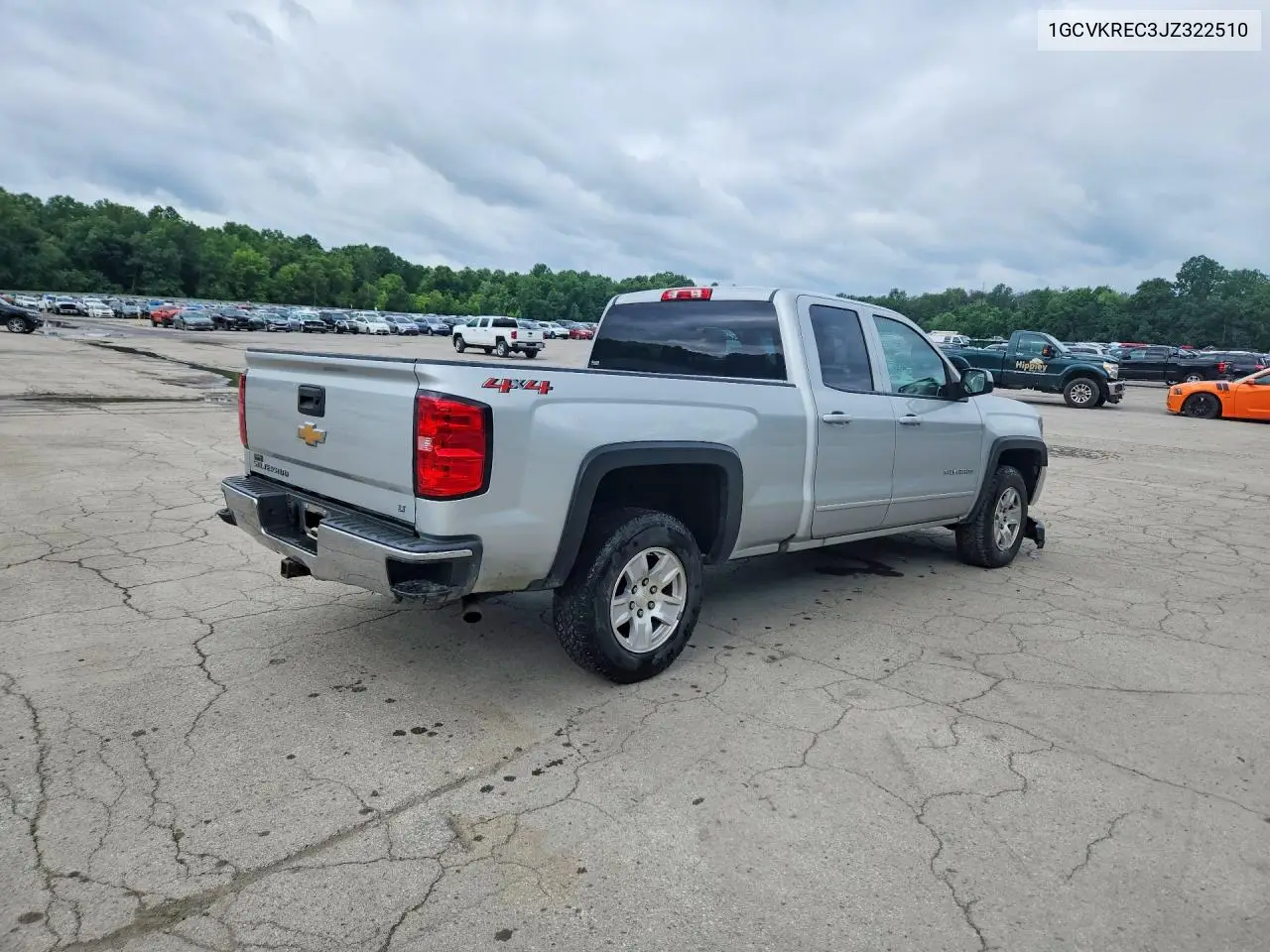 2018 Chevrolet Silverado K1500 Lt VIN: 1GCVKREC3JZ322510 Lot: 60801576