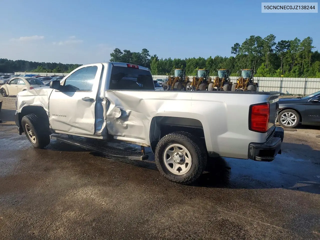 2018 Chevrolet Silverado C1500 VIN: 1GCNCNEC0JZ138244 Lot: 61644416