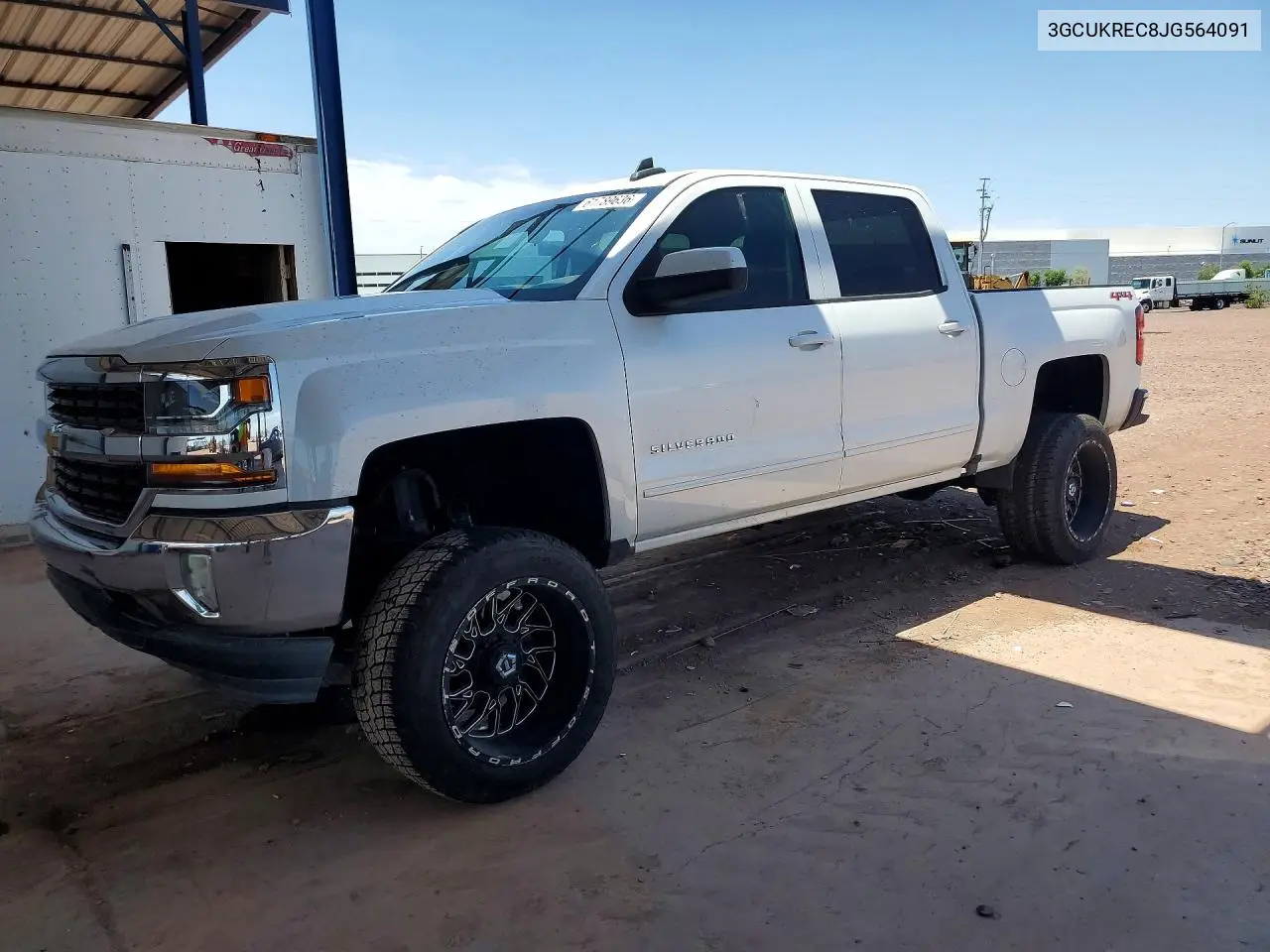 2018 Chevrolet Silverado K1500 Lt VIN: 3GCUKREC8JG564091 Lot: 61789636