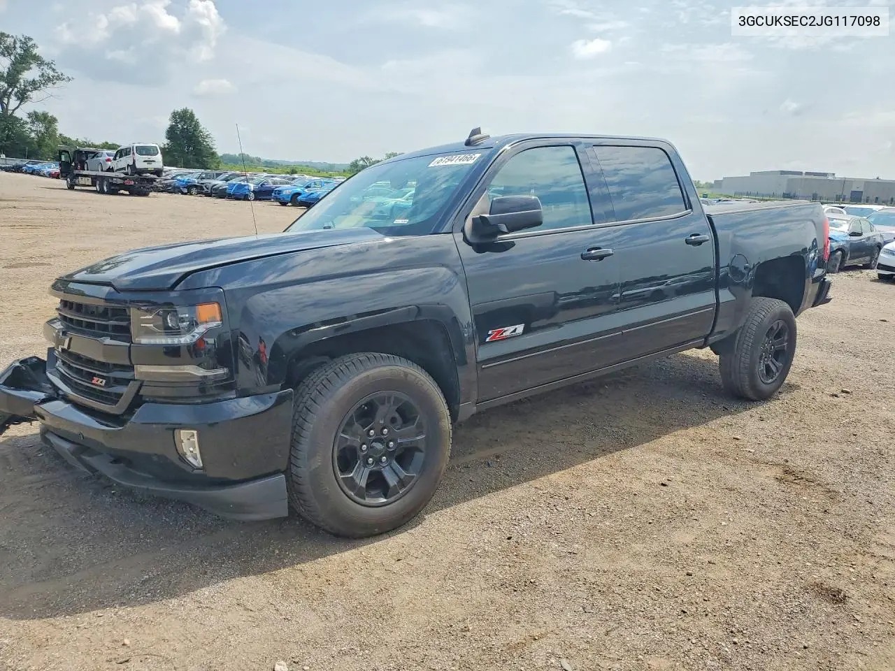 2018 Chevrolet Silverado K1500 Ltz VIN: 3GCUKSEC2JG117098 Lot: 61941466