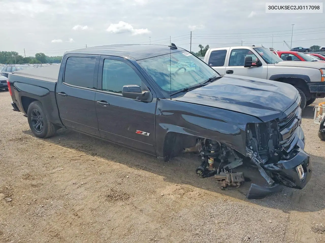 2018 Chevrolet Silverado K1500 Ltz VIN: 3GCUKSEC2JG117098 Lot: 61941466