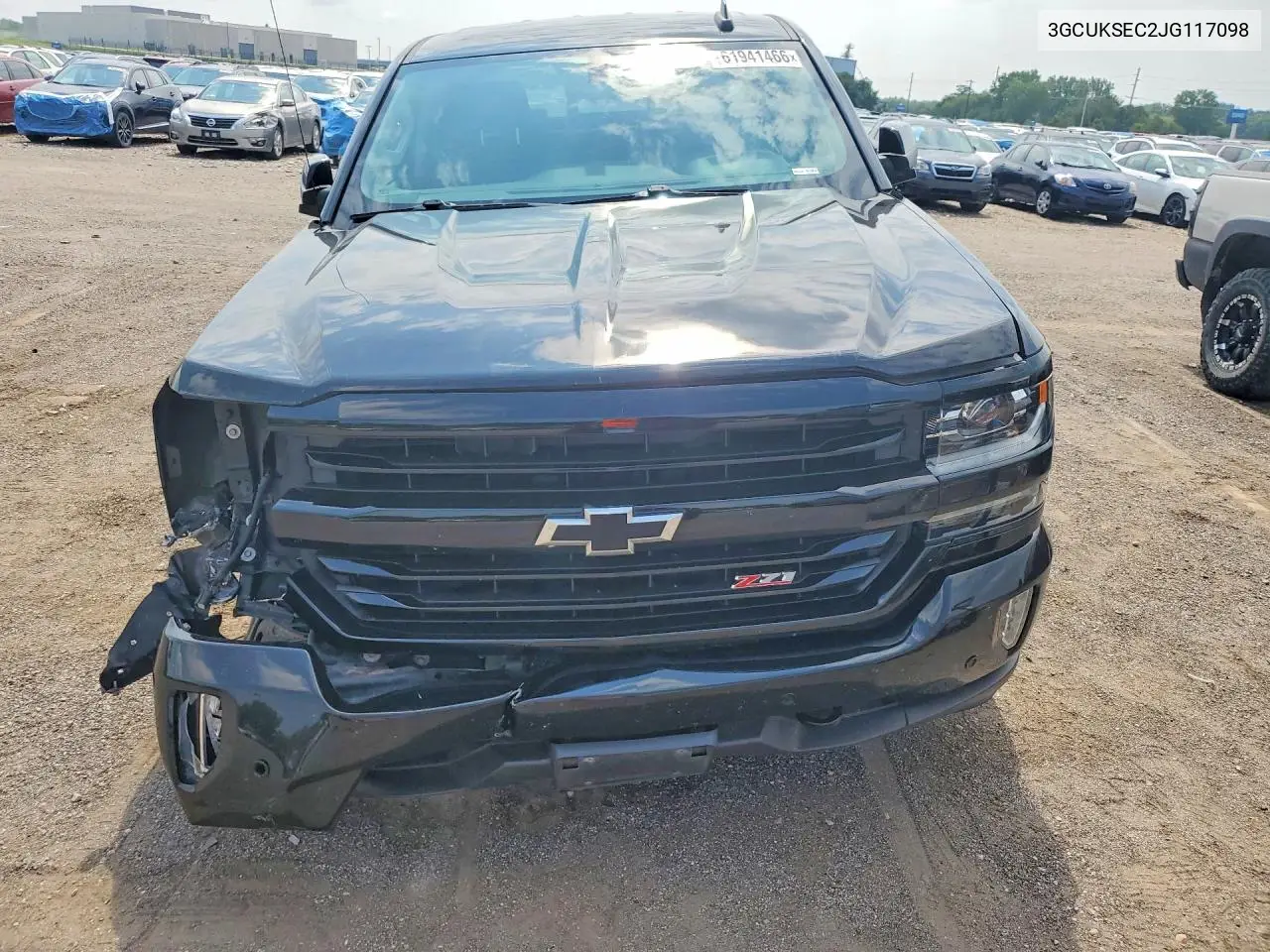 2018 Chevrolet Silverado K1500 Ltz VIN: 3GCUKSEC2JG117098 Lot: 61941466