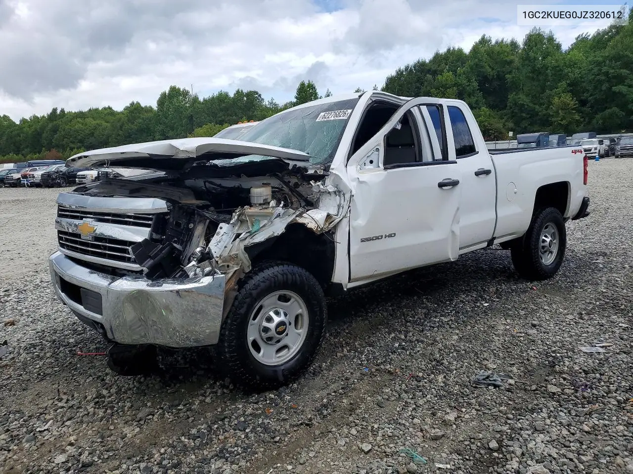 2018 Chevrolet Silverado K2500 Heavy Duty VIN: 1GC2KUEG0JZ320612 Lot: 62276826