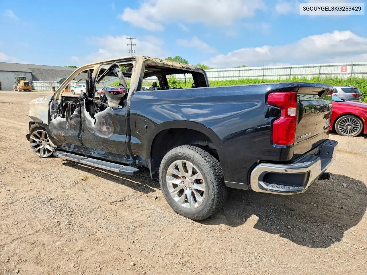 2019 Chevrolet Silverado K1500 Ltz VIN: 3GCUYGEL3KG253429 Lot: 56940986