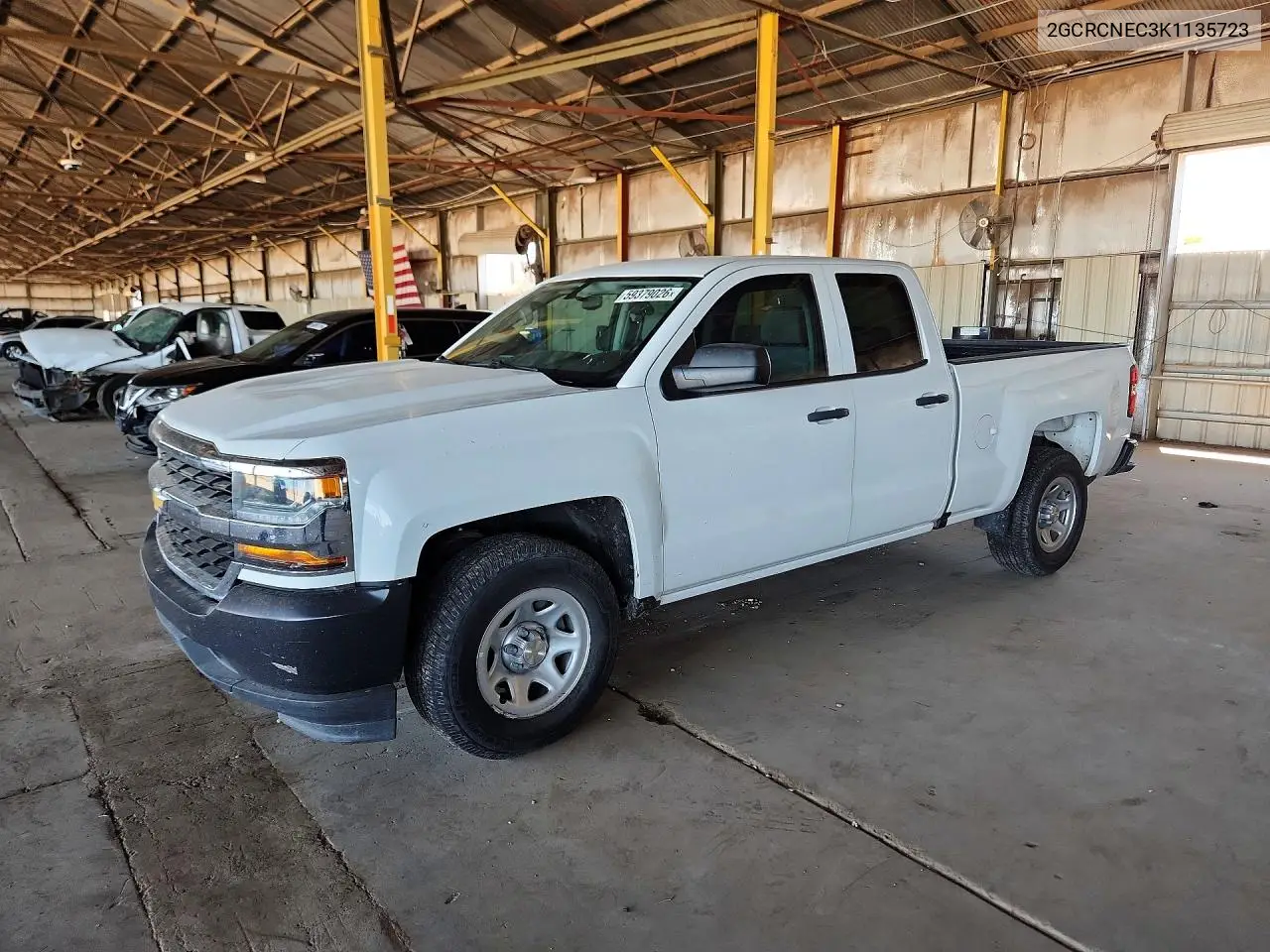 2019 Chevrolet Silverado Ld C1500 VIN: 2GCRCNEC3K1135723 Lot: 59379026