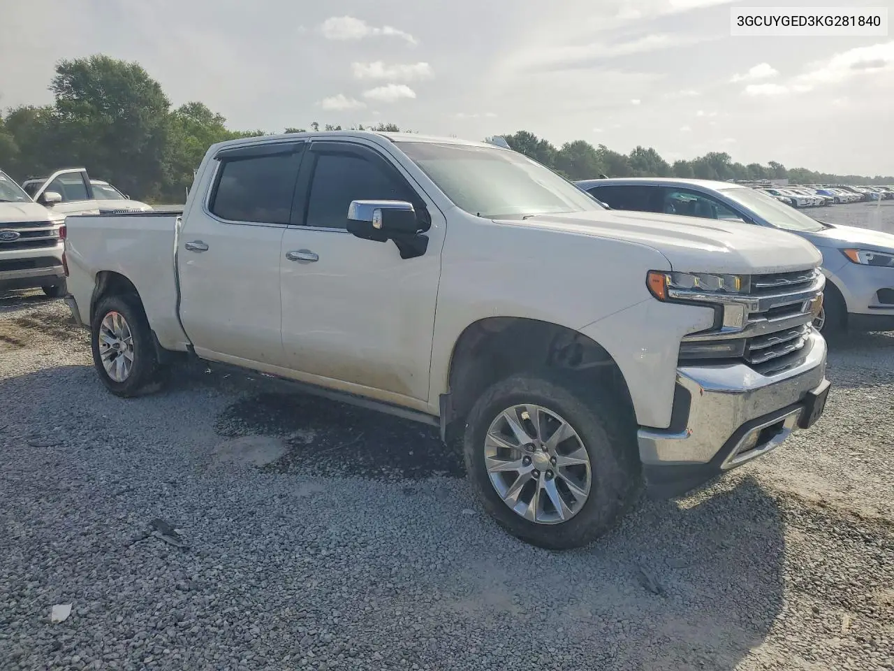 2019 Chevrolet Silverado K1500 Ltz VIN: 3GCUYGED3KG281840 Lot: 61026996