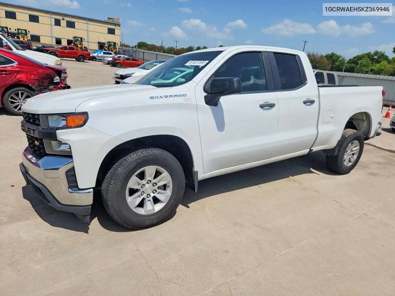 2019 Chevrolet Silverado C1500 VIN: 1GCRWAEH5KZ369946 Lot: 61527596