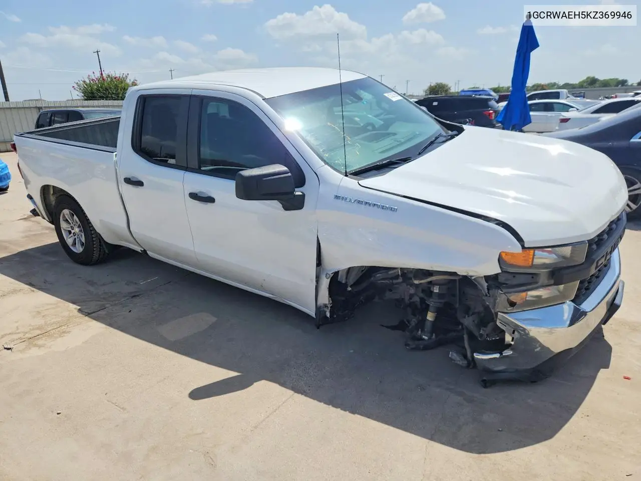 2019 Chevrolet Silverado C1500 VIN: 1GCRWAEH5KZ369946 Lot: 61527596
