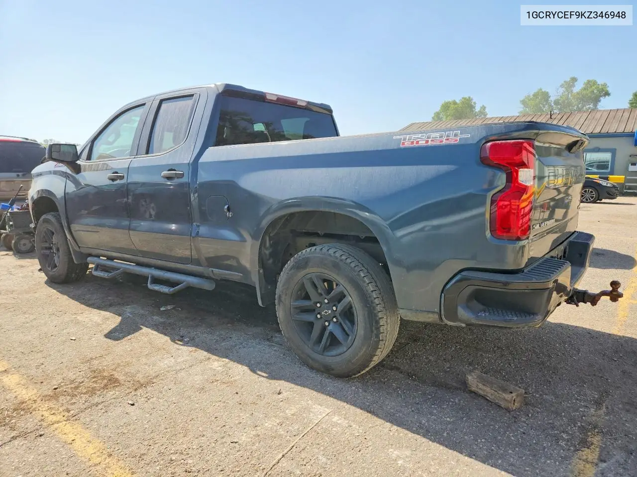 2019 Chevrolet Silverado K1500 Trail Boss Custom VIN: 1GCRYCEF9KZ346948 Lot: 61897696