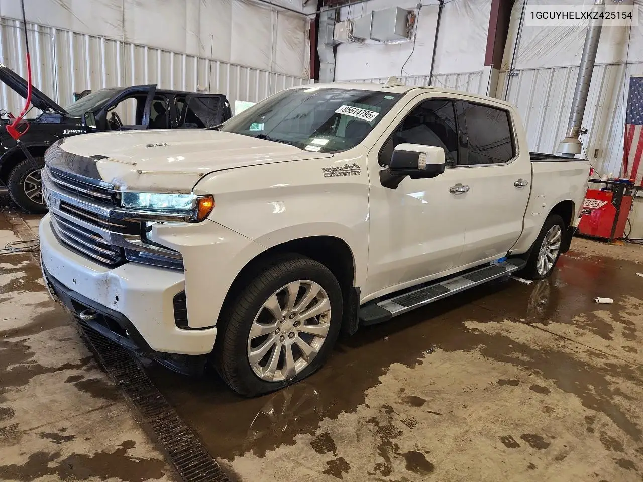 2019 Chevrolet Silverado K1500 High Country VIN: 1GCUYHELXKZ425154 Lot: 85614795