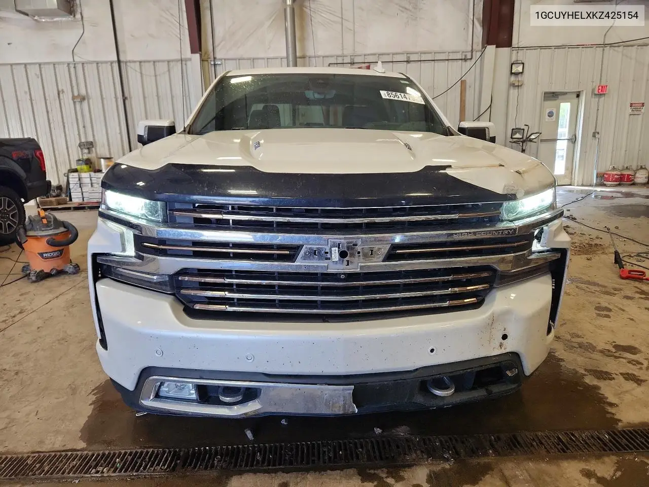2019 Chevrolet Silverado K1500 High Country VIN: 1GCUYHELXKZ425154 Lot: 85614795
