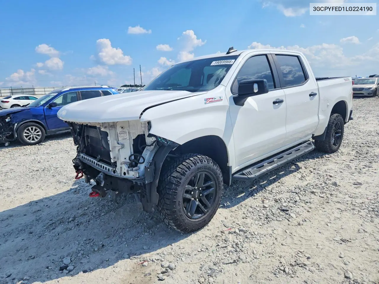 2020 Chevrolet Silverado K1500 Lt Trail Boss VIN: 3GCPYFED1LG224190 Lot: 59069966