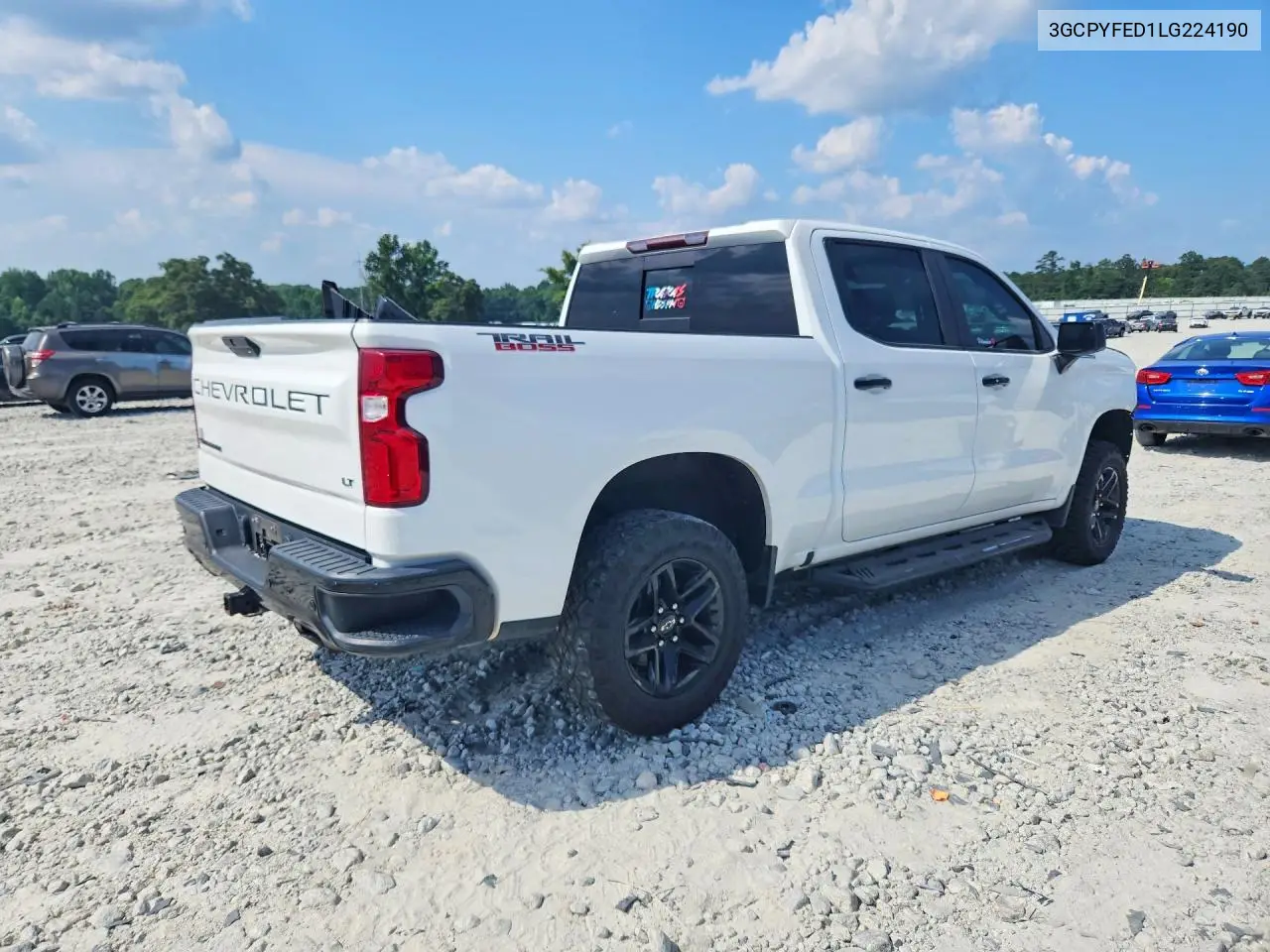 2020 Chevrolet Silverado K1500 Lt Trail Boss VIN: 3GCPYFED1LG224190 Lot: 59069966