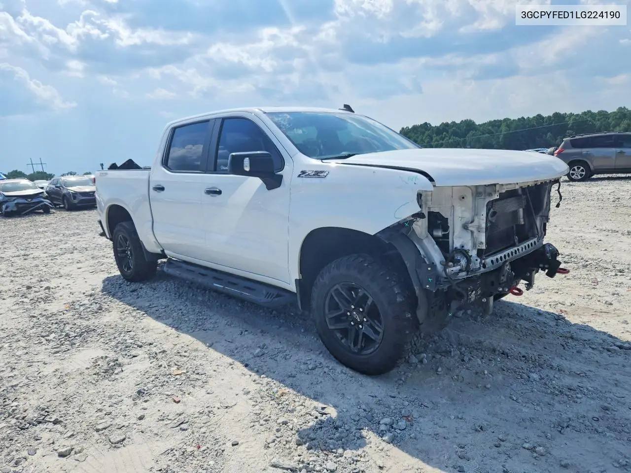 2020 Chevrolet Silverado K1500 Lt Trail Boss VIN: 3GCPYFED1LG224190 Lot: 59069966
