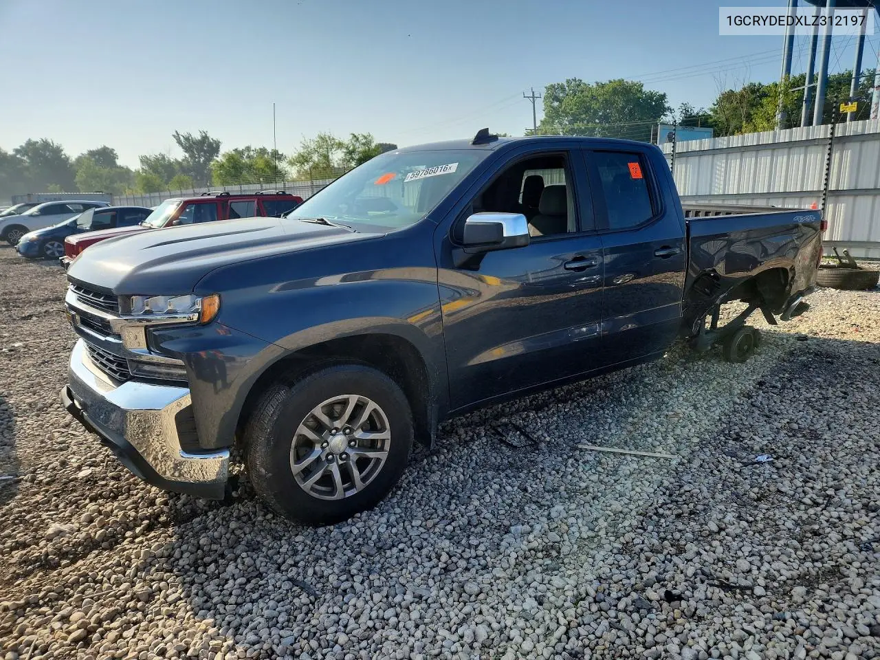 2020 Chevrolet Silverado K1500 Lt VIN: 1GCRYDEDXLZ312197 Lot: 59786016
