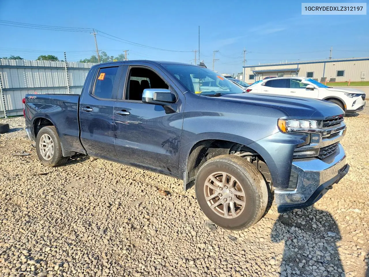 2020 Chevrolet Silverado K1500 Lt VIN: 1GCRYDEDXLZ312197 Lot: 59786016