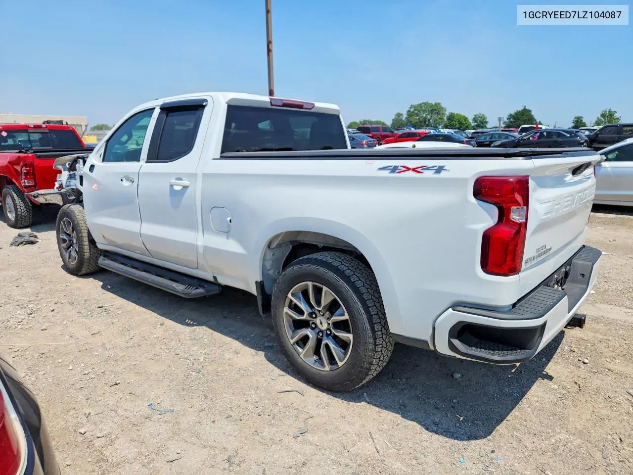 2020 Chevrolet Silverado K1500 Rst VIN: 1GCRYEED7LZ104087 Lot: 60394936