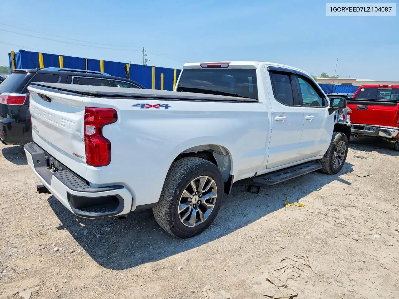 2020 Chevrolet Silverado K1500 Rst VIN: 1GCRYEED7LZ104087 Lot: 60394936