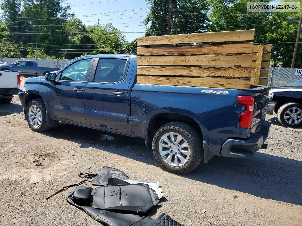 2020 Chevrolet Silverado K1500 Custom VIN: 1GCPYBEH4LZ247426 Lot: 60518826