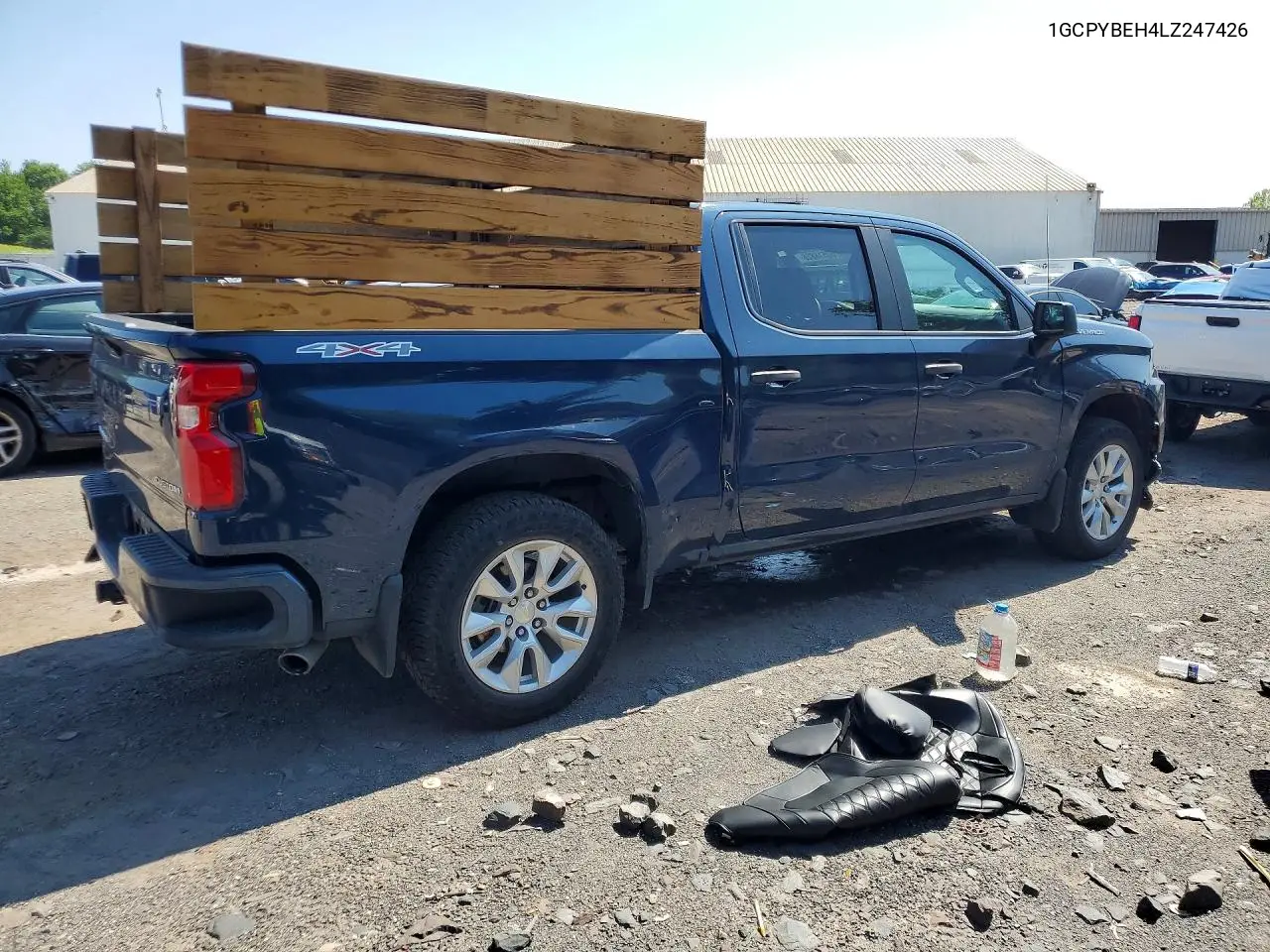 2020 Chevrolet Silverado K1500 Custom VIN: 1GCPYBEH4LZ247426 Lot: 60518826