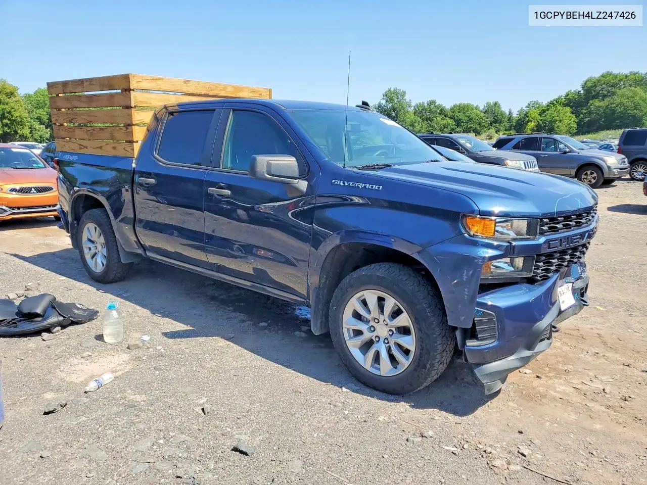 2020 Chevrolet Silverado K1500 Custom VIN: 1GCPYBEH4LZ247426 Lot: 60518826