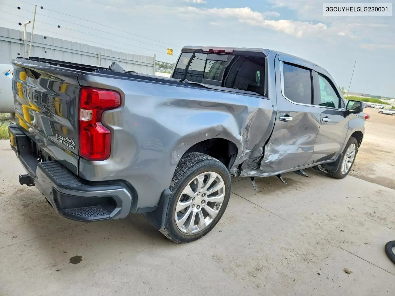 2020 Chevrolet Silverado K1500 High Country VIN: 3GCUYHEL5LG230001 Lot: 60681586