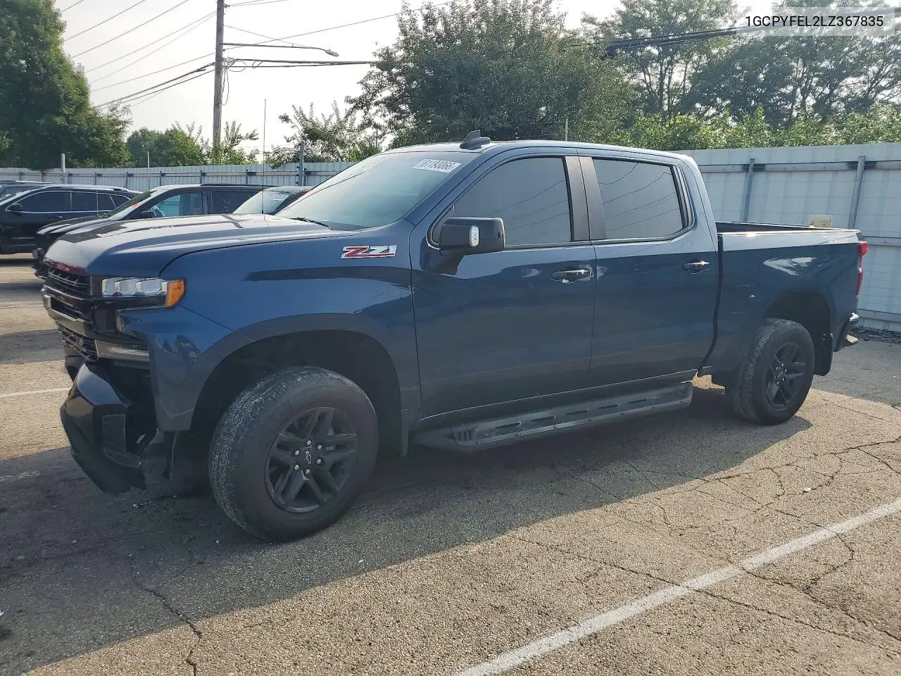2020 Chevrolet Silverado K1500 Lt Trail Boss VIN: 1GCPYFEL2LZ367835 Lot: 61193066